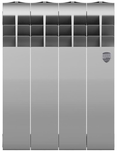 Биметаллический радиатор Royal Thermo BiLiner Silver Satin 350 х4