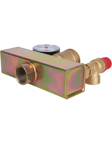 Группа безопасности котла STOUT 3 бар до 50 кВт в теплоизоляции