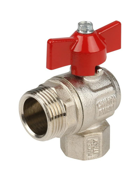 Кран шаровой ITAP IDEAL 298 1/2" угловой со сгоном (бабочка) Кран шаровой ITAP IDEAL 298 1/2" угловой со сгоном (бабочка)