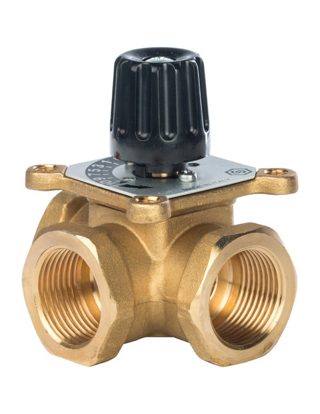 Клапан трехходовой смесительный STOUT 1" ВР, Kvs 8