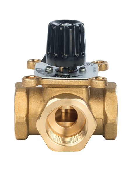 Клапан трехходовой смесительный STOUT 1" ВР, Kvs 8