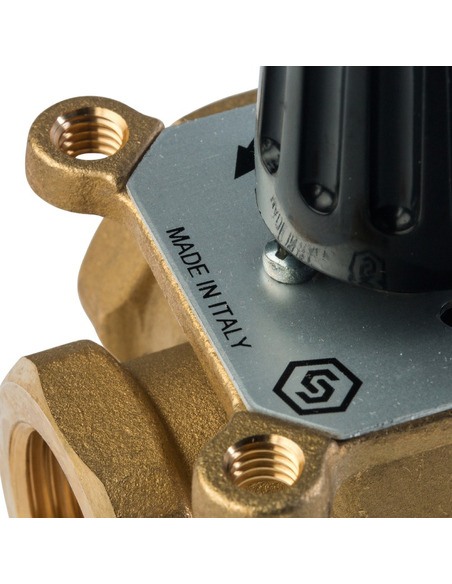 Клапан трехходовой смесительный STOUT 1" ВР, Kvs 8