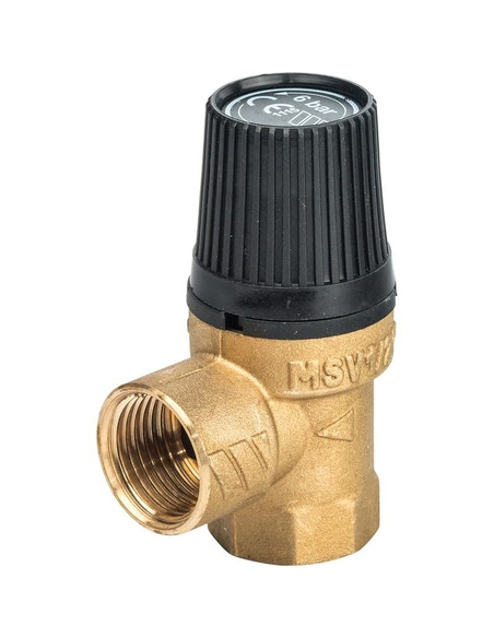 Клапан предохранительный STOUT 1/2"х1/2" 6 бар