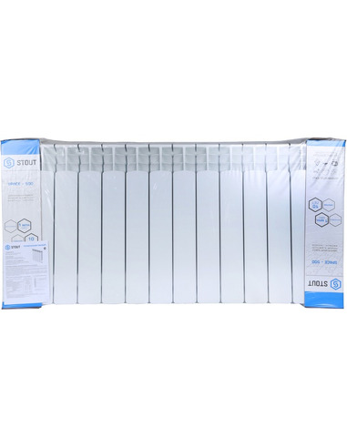 Биметаллический радиатор STOUT Space 500 х14 нижн. подкл.