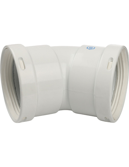 Отвод STOUT Ø80 - 45° м/м