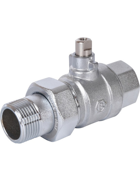 Кран шаровой STOUT 2-ходовой зональный 3/4" со сгоном