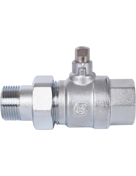 Кран шаровой STOUT 2-ходовой зональный 3/4" со сгоном