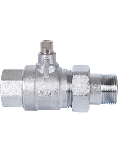Кран шаровой STOUT 2-ходовой зональный 3/4" со сгоном