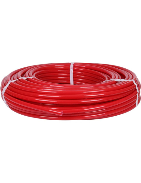 Труба из сшитого полиэтилена STOUT 20х2,0 PE-Xa/EVOH красная (бухта 200 м)