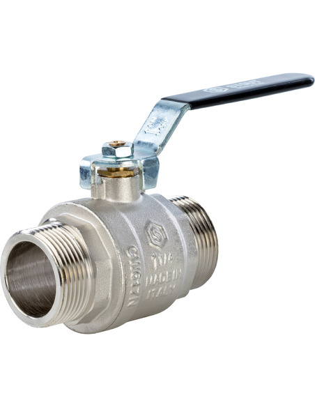 Кран шаровой STOUT полнопроходной 1 1/4" НР-НР (рычаг)