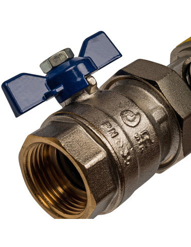 Коллектор STOUT из латуни в сборе без расходомеров 8 вых.