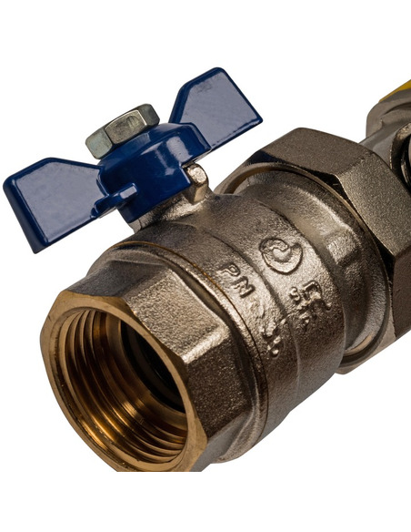 Коллектор STOUT из латуни в сборе без расходомеров 8 вых.