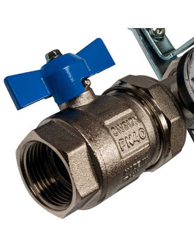 Коллектор STOUT из нержавеющей стали в сборе без расходомеров 6 вых.