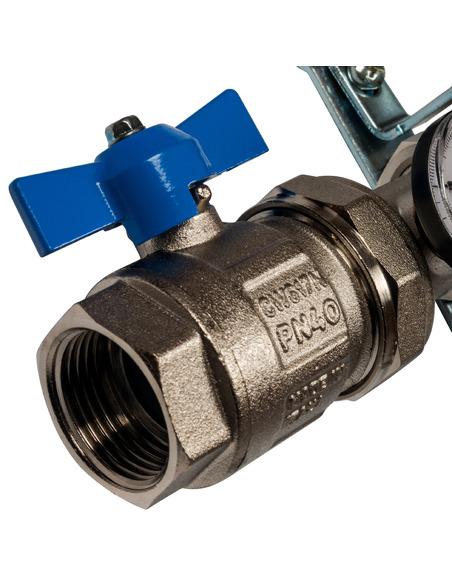 Коллектор STOUT из нержавеющей стали в сборе без расходомеров 6 вых.