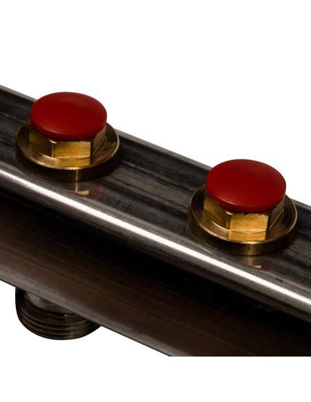 Коллектор STOUT из нержавеющей стали в сборе без расходомеров 6 вых.