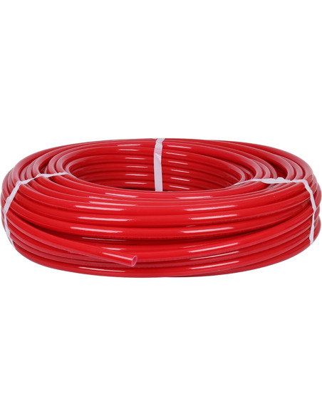 Труба из сшитого полиэтилена STOUT 20х2,0 PE-Xa/EVOH красная (бухта 100 м)