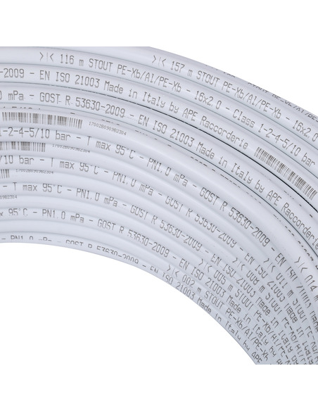 Труба металлопластиковая STOUT 16х2,0 (бухта 200 м)