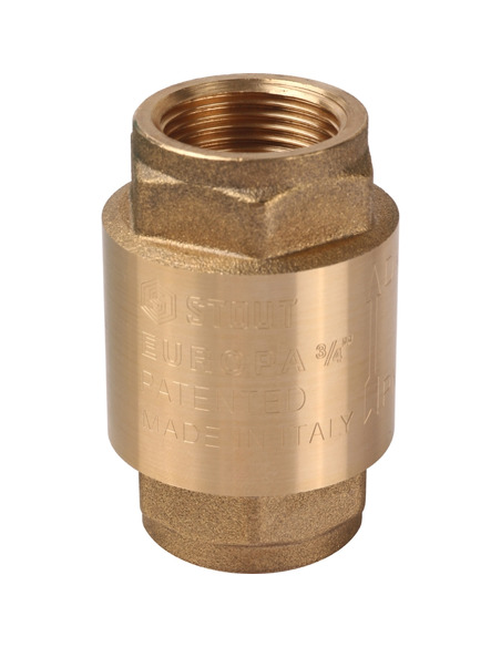 Клапан обратный STOUT 3/4" с металлическим седлом
