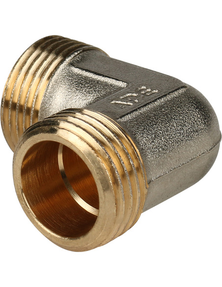 Угольник STOUT 16x1/2" НР для металлопластиковых труб обжим