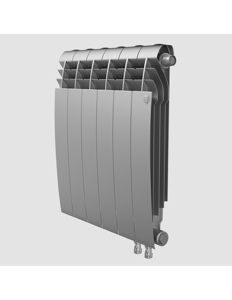 Биметаллический радиатор Royal Thermo BiLiner Silver Satin VDR 500 х6
