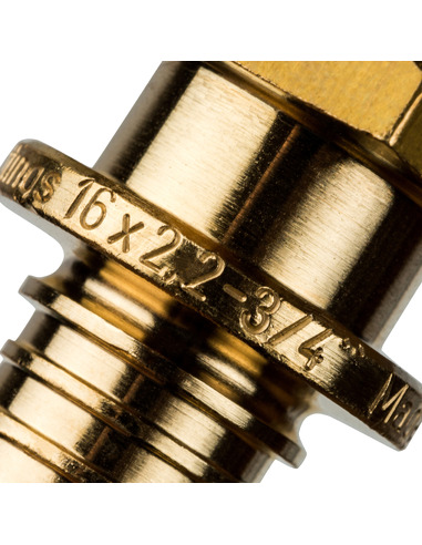 Переходник STOUT 16x3/4" НР для труб из сшитого полиэтилена