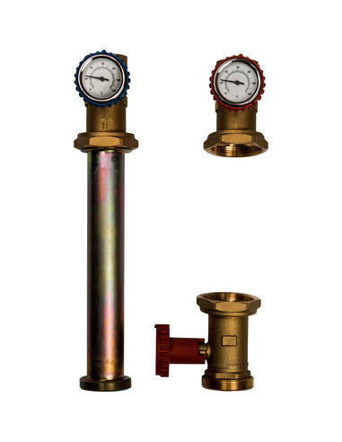 Насосная группа STOUT с прямым контуром 1 1/4" без насоса