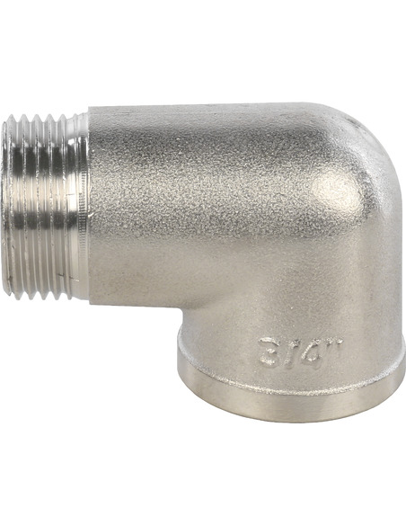 Угольник никелированный STOUT 3/4" ВР-НР