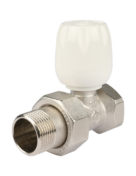 Клапан ручной терморегулирующий STOUT 3/4" прямой с неподъемным шпинделем