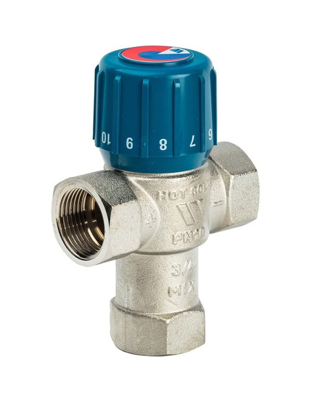 Термостатический смесительный клапан Watts AM63C AQUAMIX 25-50°C, 3/4" ВР, Kvs 1,9