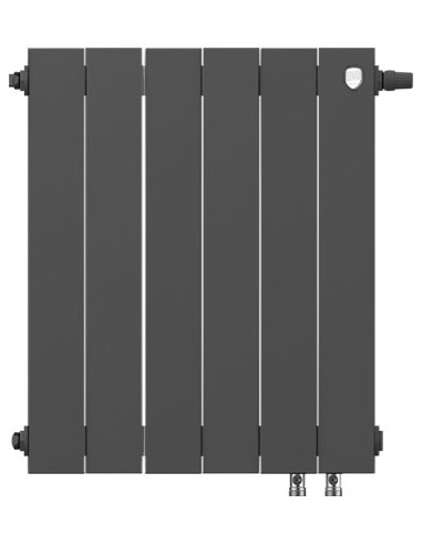 Биметаллический радиатор Royal Thermo PianoForte Noir Sable VDR 500 х6