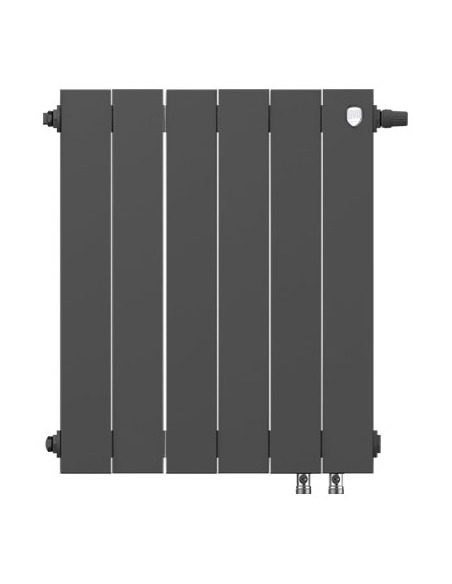 Биметаллический радиатор Royal Thermo PianoForte Noir Sable VDR 500 х6