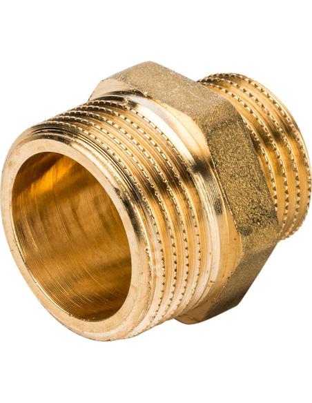 Ниппель переходной STOUT 3/4"х1/2" НР Ниппель переходной STOUT 3/4"х1/2" НР