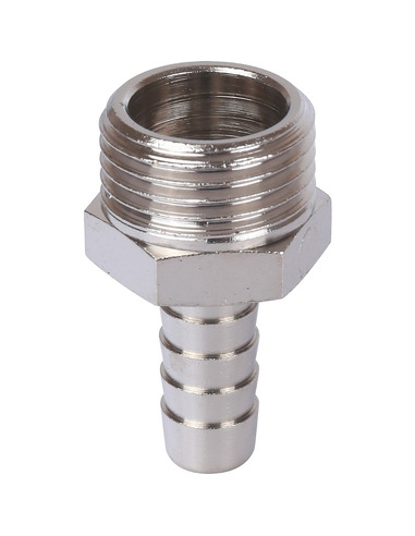 Штуцер никелированный STOUT 1/2"х10 НР