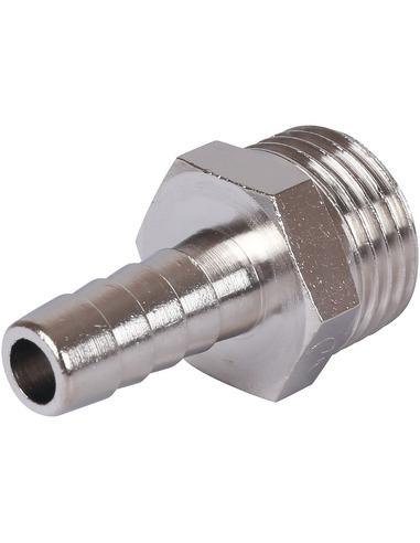 Штуцер никелированный STOUT 1/2"х10 НР