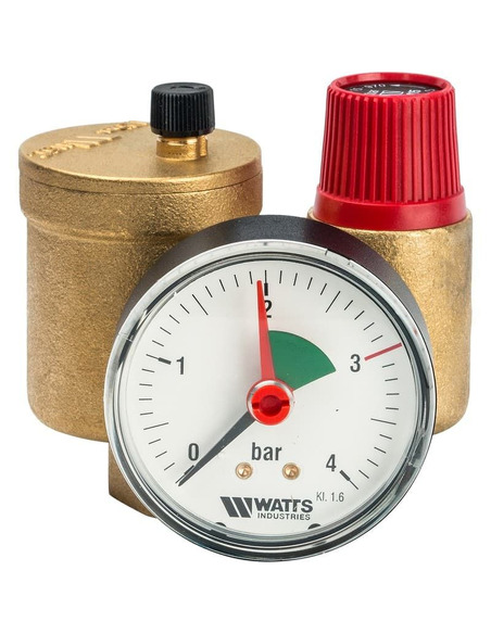 Группа безопасности котла Watts KSG 30/N, 3 бар до 50 кВт в теплоизоляции