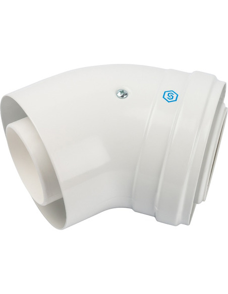 Отвод STOUT Ø60/100 - 45° п/м конденсац.