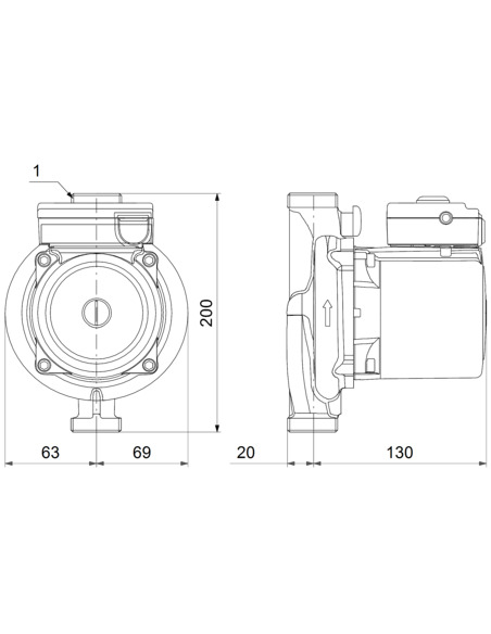 Насос повышения давления Grundfos UPA 15-120 old