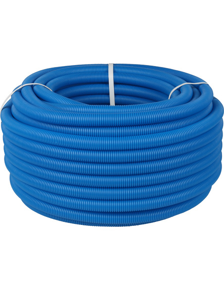 Труба гофрированная STOUT 20 мм для труб 14-18 мм синяя