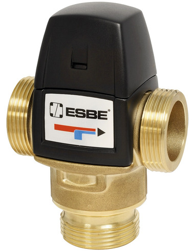 Термостатический смесительный клапан ESBE VTA522 20-43°С, 1" НР, Kvs 3,2