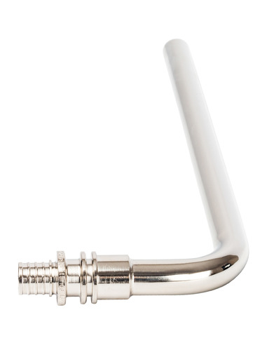 Трубка для подключения радиатора Г-образная STOUT 16/250 для труб из сшитого полиэтилена