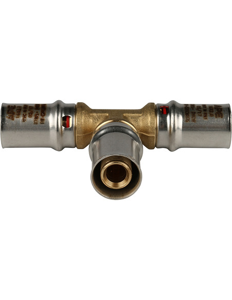 Тройник STOUT 16x16x16 для металлопластиковых труб пресс