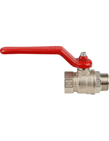 Кран шаровой STOUT стандартнопроходной 3/4" ВР-НР (рычаг)