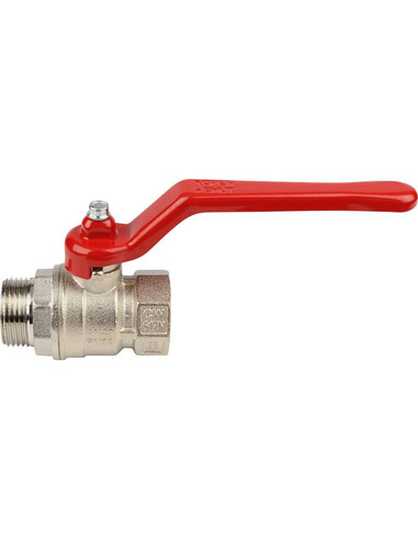 Кран шаровой STOUT стандартнопроходной 3/4" ВР-НР (рычаг)