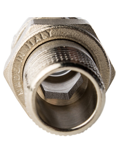 Кран шаровой STOUT полнопроходной 1/2" со сгоном (бабочка)