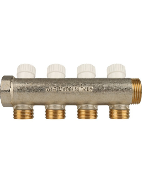 Коллектор распределительный STOUT 1", 4 вых. 3/4" ЕК