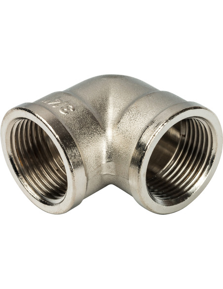 Угольник никелированный STOUT 3/4" ВР