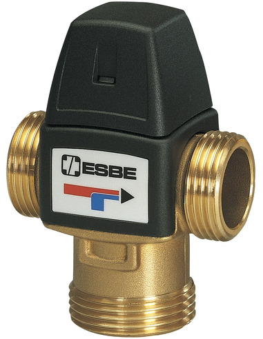 Термостатический смесительный клапан ESBE VTA322 35-60°С, 1" НР, Kvs 1,6