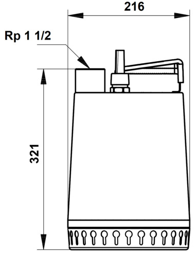Насос дренажный Grundfos Unilift AP 12.40.04.A1