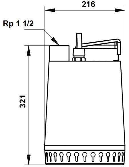 Насос дренажный Grundfos Unilift AP 12.40.04.A1