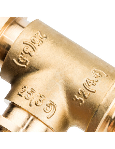 Тройник переходной STOUT 32x25x25 для труб из сшитого полиэтилена